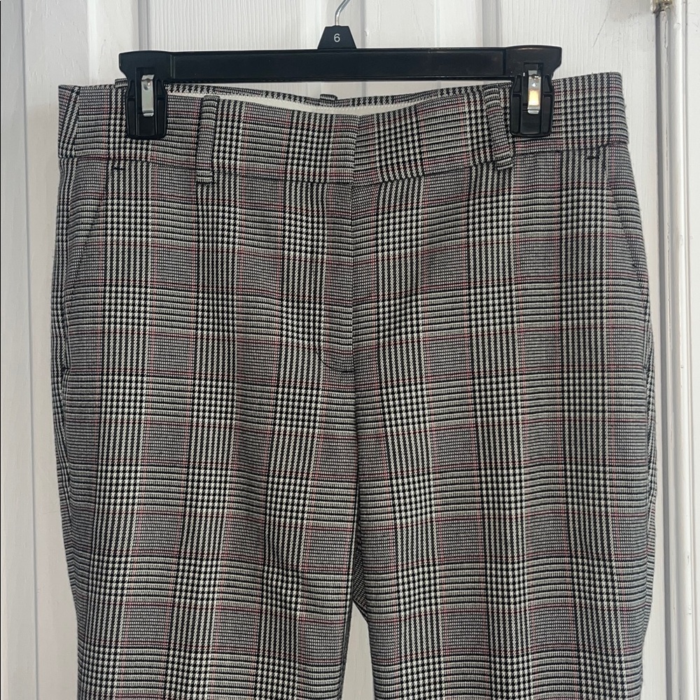 J. Crew Glen Plaid Ankel Pants Size 6P - Picture 2 of 8